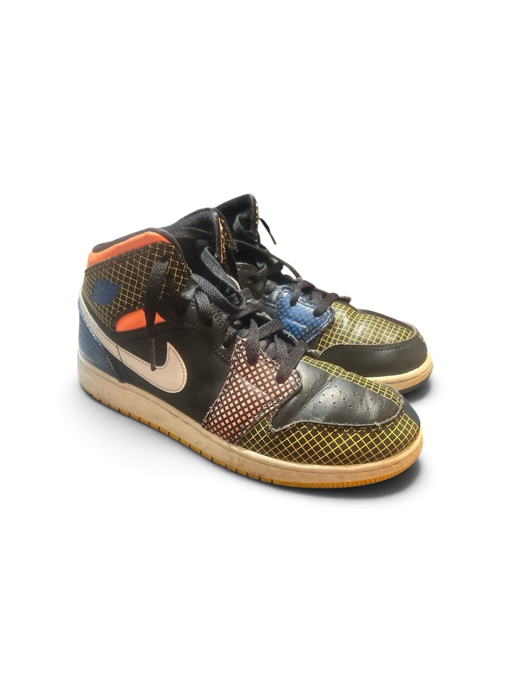 Jordan Black Multicolor High-Top Sneakers